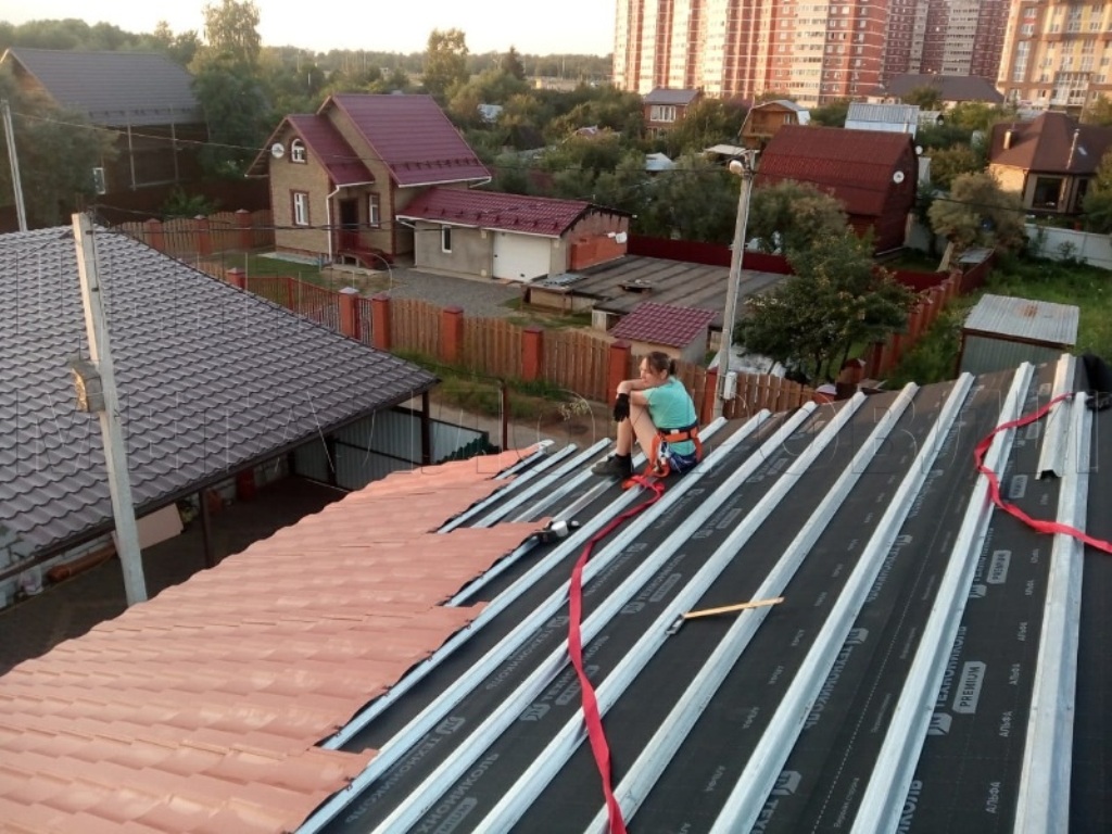 Металлочерепица Геркулес 8004 терракотовый Стальной Бархат от Центра Металлокровли в Актау