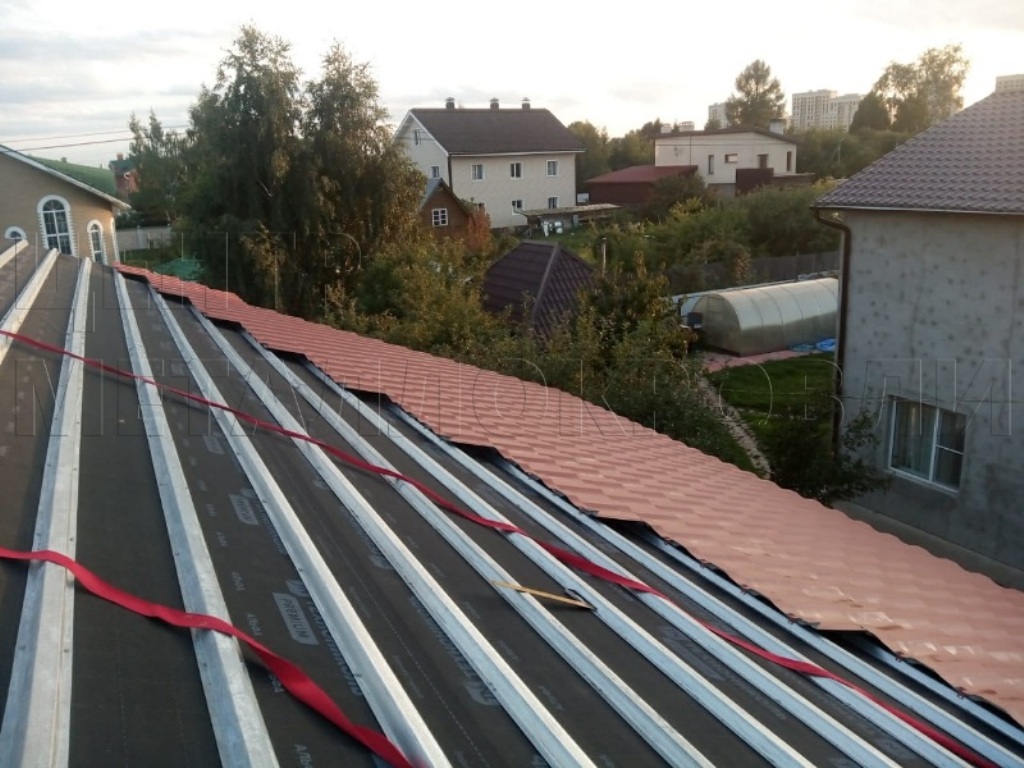 Металлочерепица Геркулес 8004 терракотовый Стальной Бархат от Центра Металлокровли в Актау