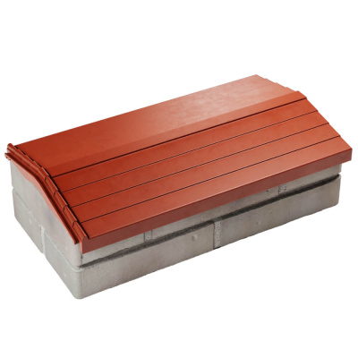 Парапет Бона ХайТек Красный посадка на 1 кирпич 200,225,255мм фото 4