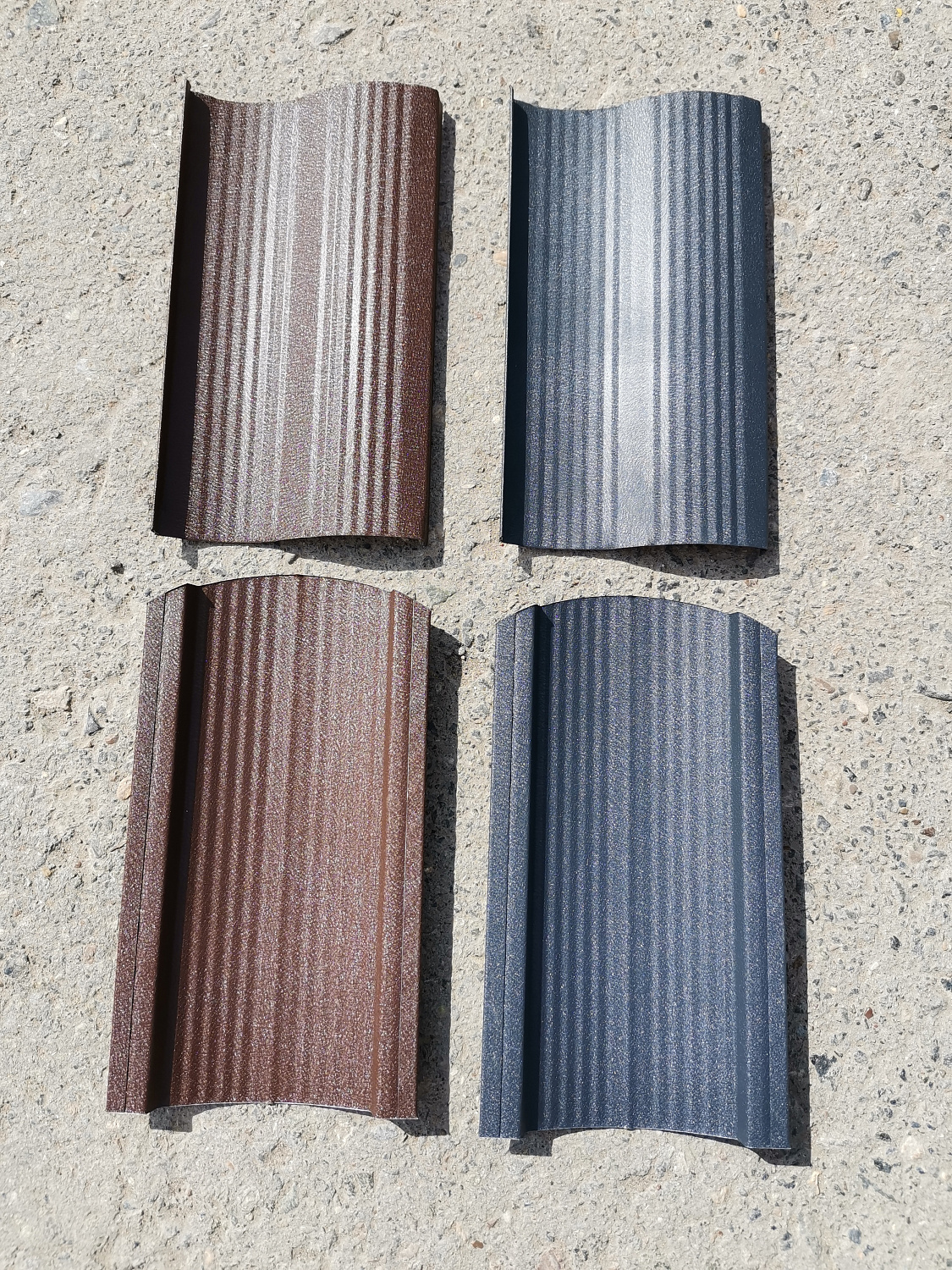 Металлопрофиль двусторонний под Стальной Бархат в Актау