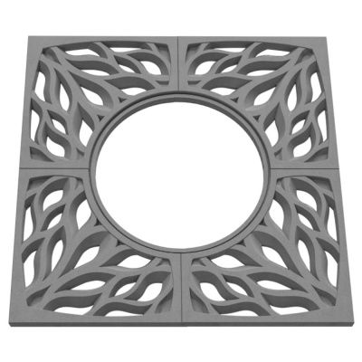 Приствольная решетка ПП ZKING CRUST 1.2х1.2м Серая 2