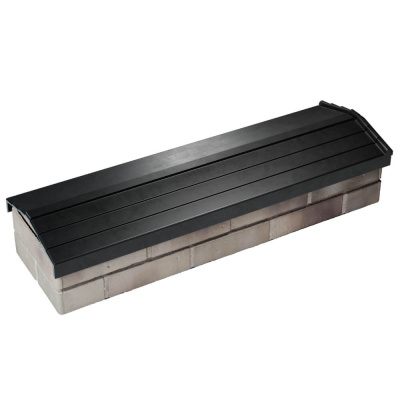 Парапет Бона ХайТек Черный посадка на 0.5 кирпича 130мм фото 4